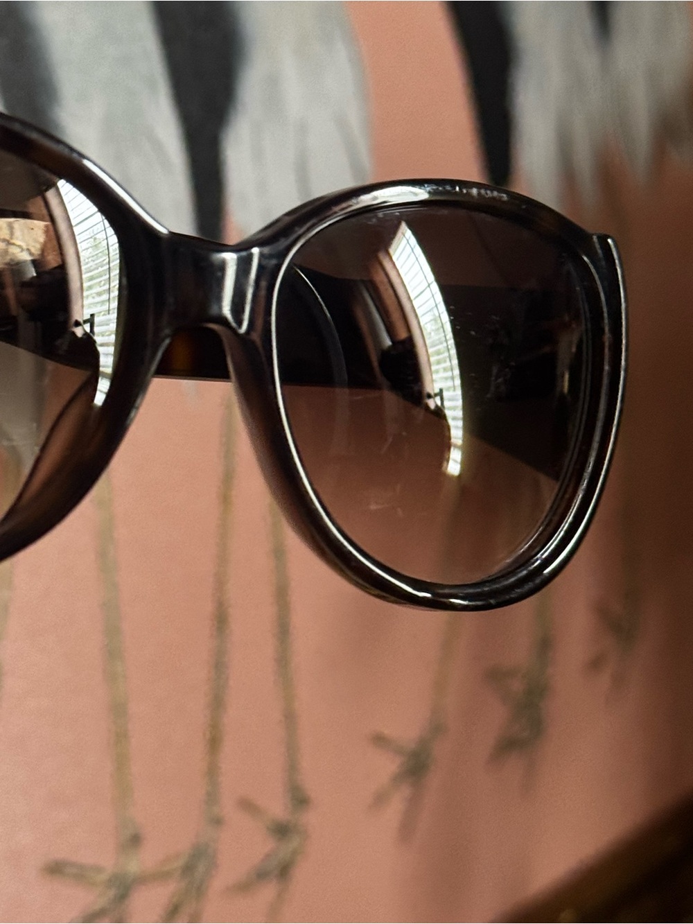 Christian Dior Tortoiseshell Oversized Sunglasses Brown Gradient Vintage - Picture 2 of 9